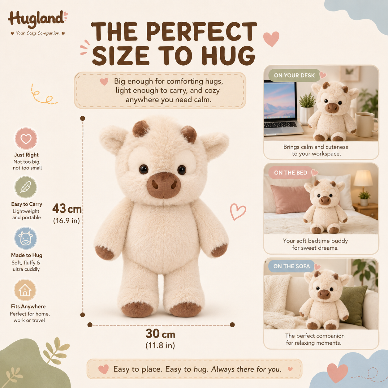 Hugland™ Cuddle Cow
